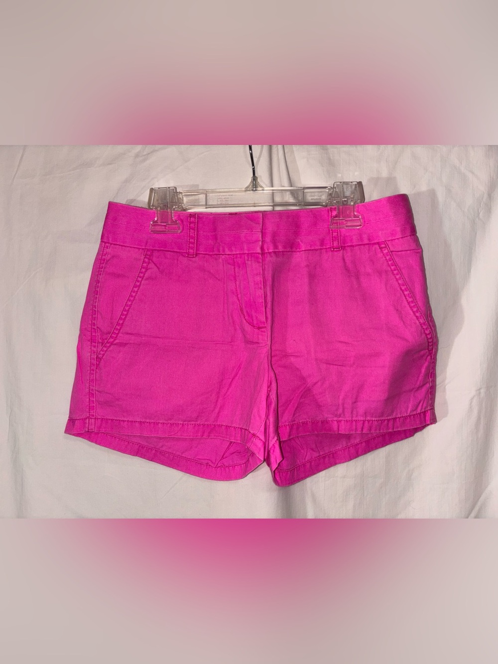J. Crew Hot Pink Cotton Chino Shorts